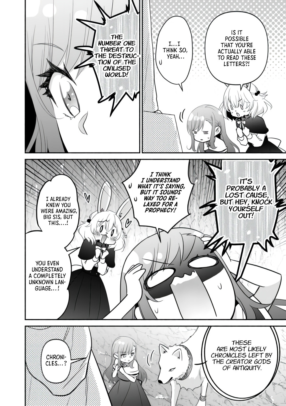 The Reincarnated Little Girl Lives With Divine Beast, Prince, and Mercenaries of Tough Guys Chapter 36 page 4 - 