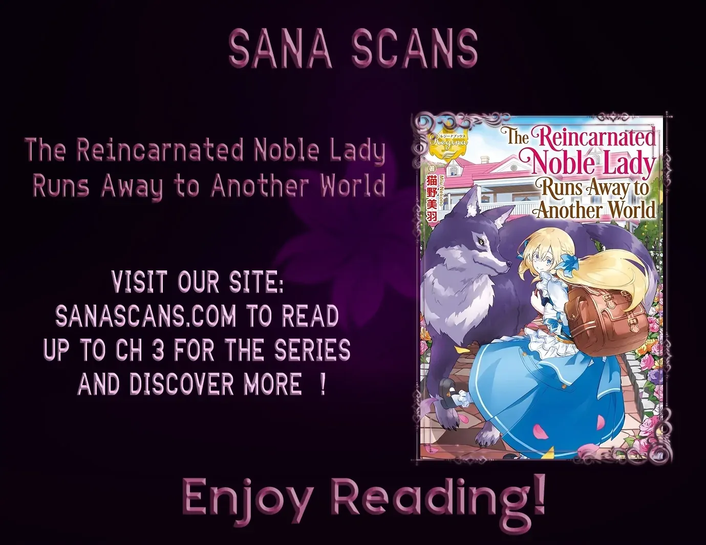 The Reincarnated Noble Lady Runs Away to Another World Chapter 1 page 1 - 