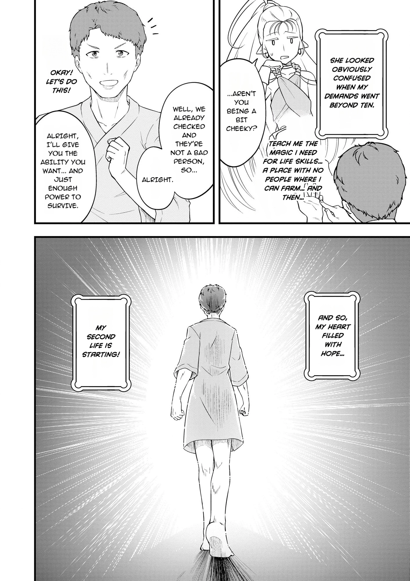 The Reincarnated Person is Naïve: A Slow Life with a Bonus Skill?! Chapter 1 page 5 - 