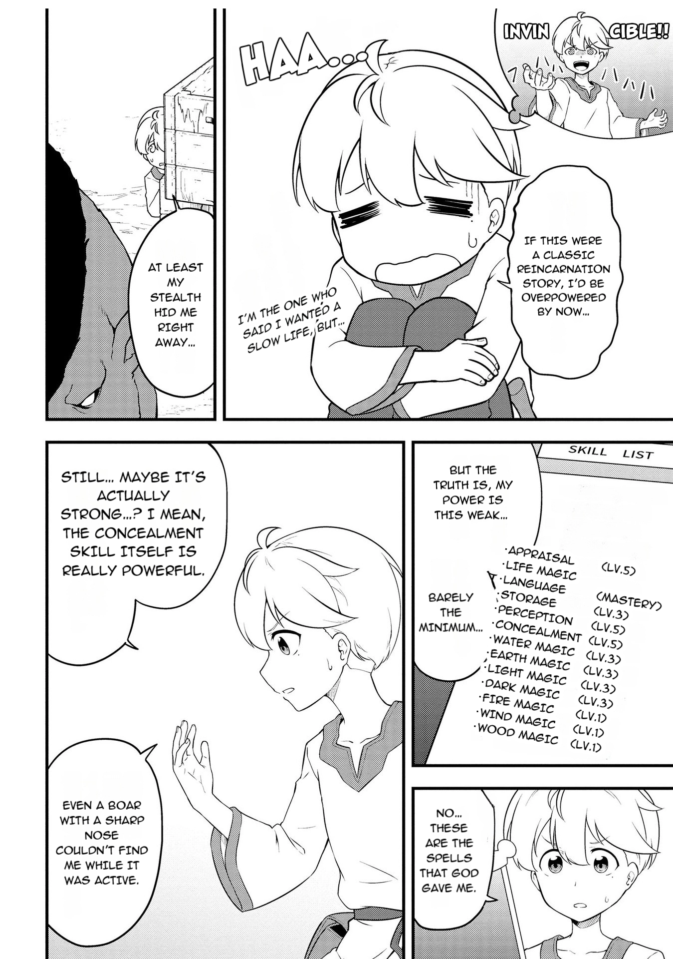 The Reincarnated Person is Naïve: A Slow Life with a Bonus Skill?! Chapter 2.1 page 4 - 