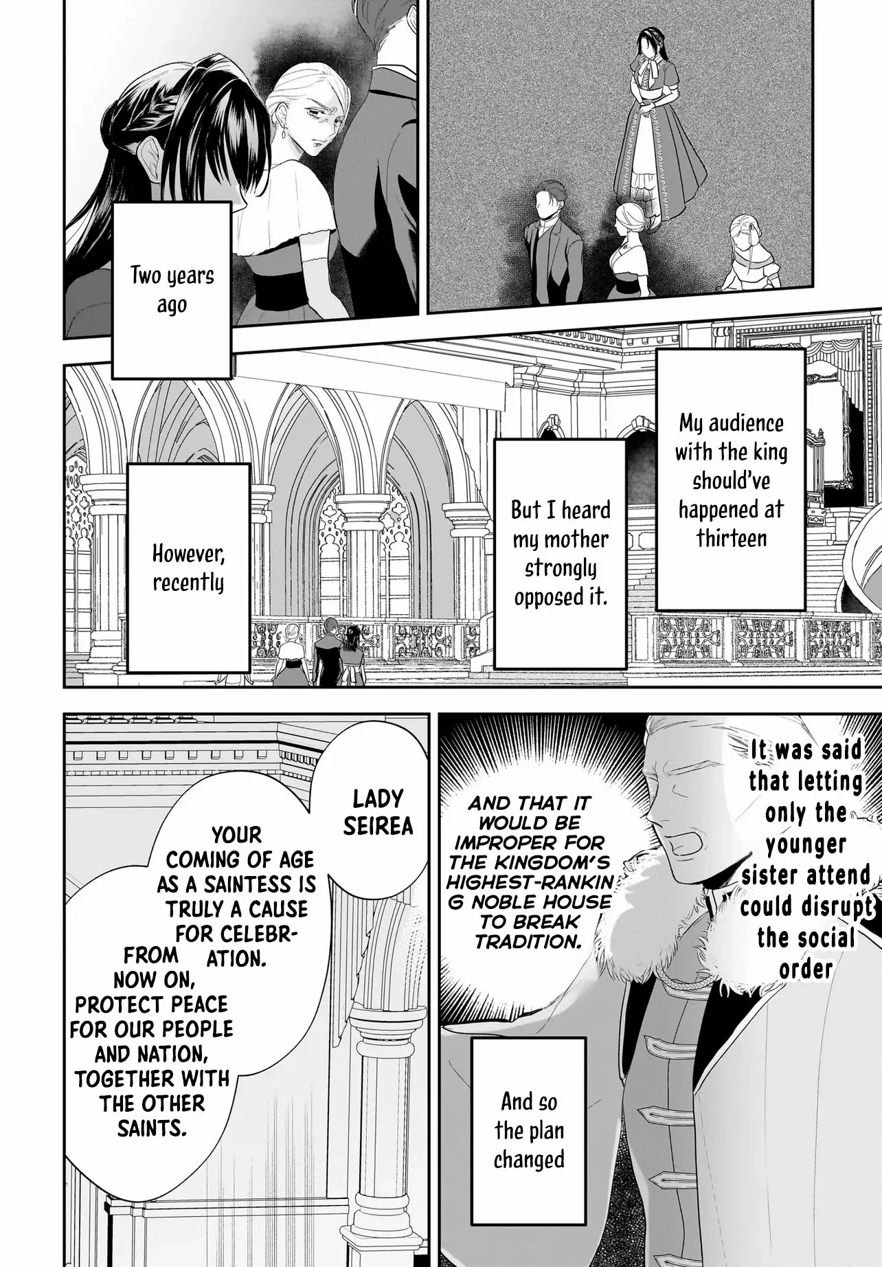 The Reincarnated Saint Wants to Support Her Idol! I’m a Oppressed Noble Lady, but the Prince I Admire Is Showering Me with Love!? Chapter 1 page 37 - 