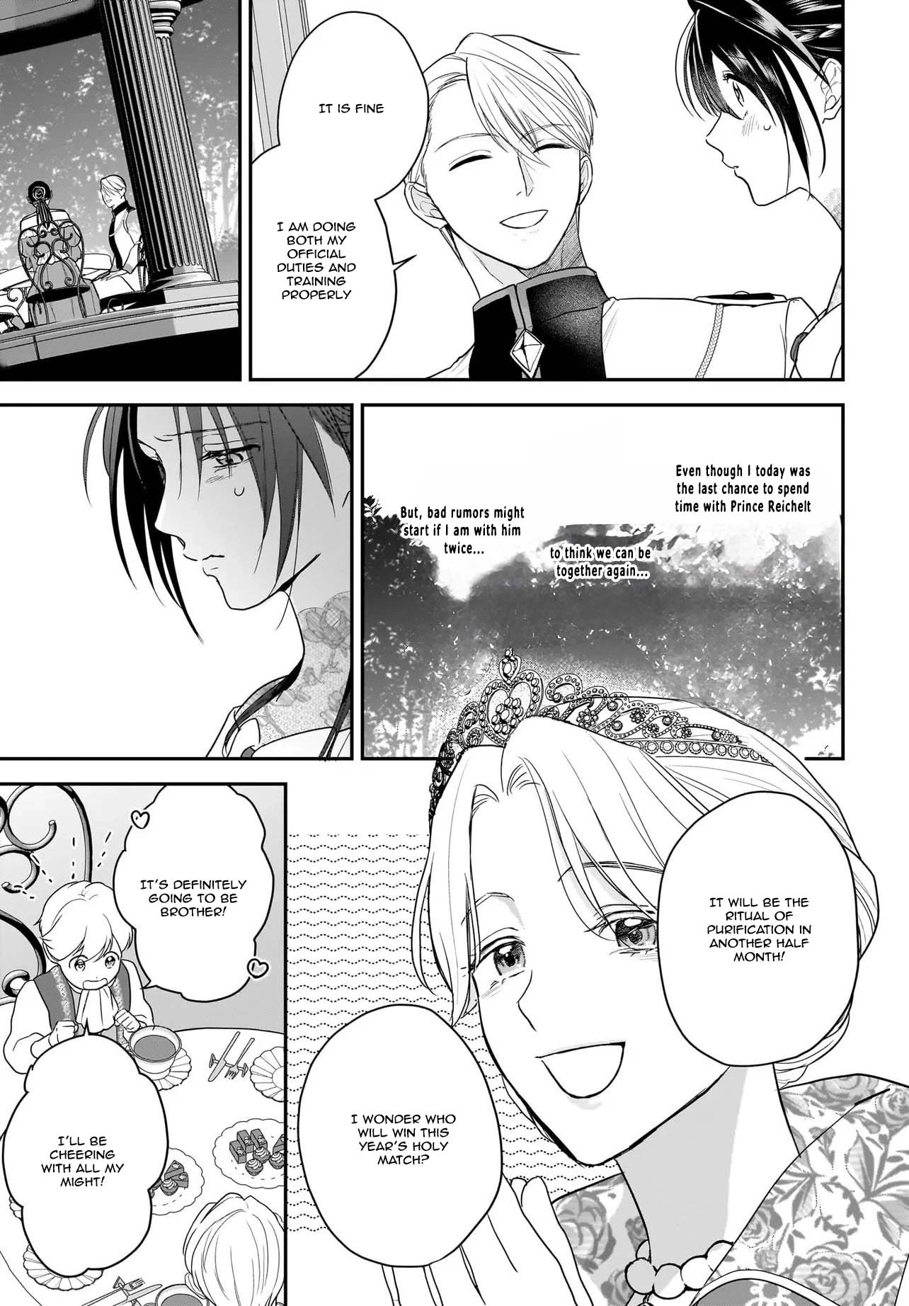 The Reincarnated Saint Wants to Support Her Idol! I’m a Oppressed Noble Lady, but the Prince I Admire Is Showering Me with Love!? Chapter 11 page 27 - 