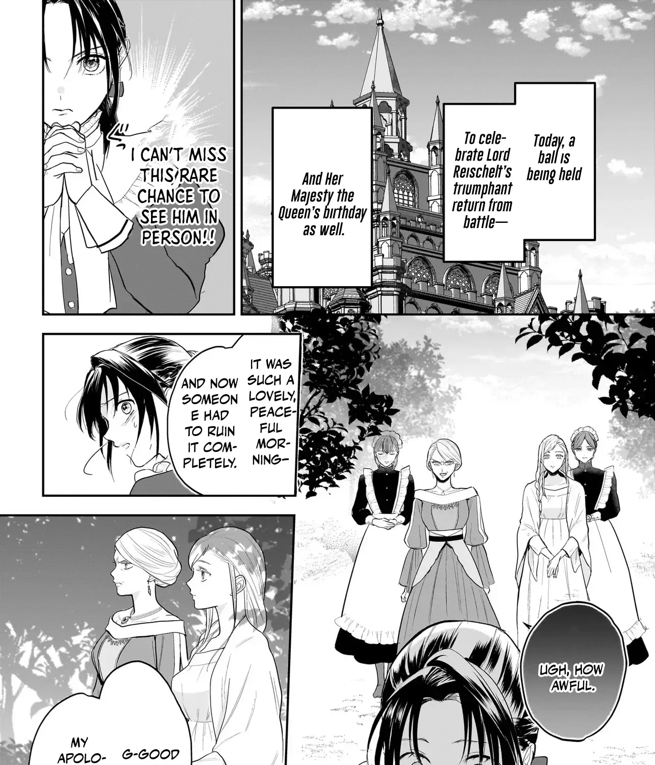 The Reincarnated Saint Wants to Support Her Idol! I’m a Oppressed Noble Lady, but the Prince I Admire Is Showering Me with Love!? Chapter 4 page 3 - 