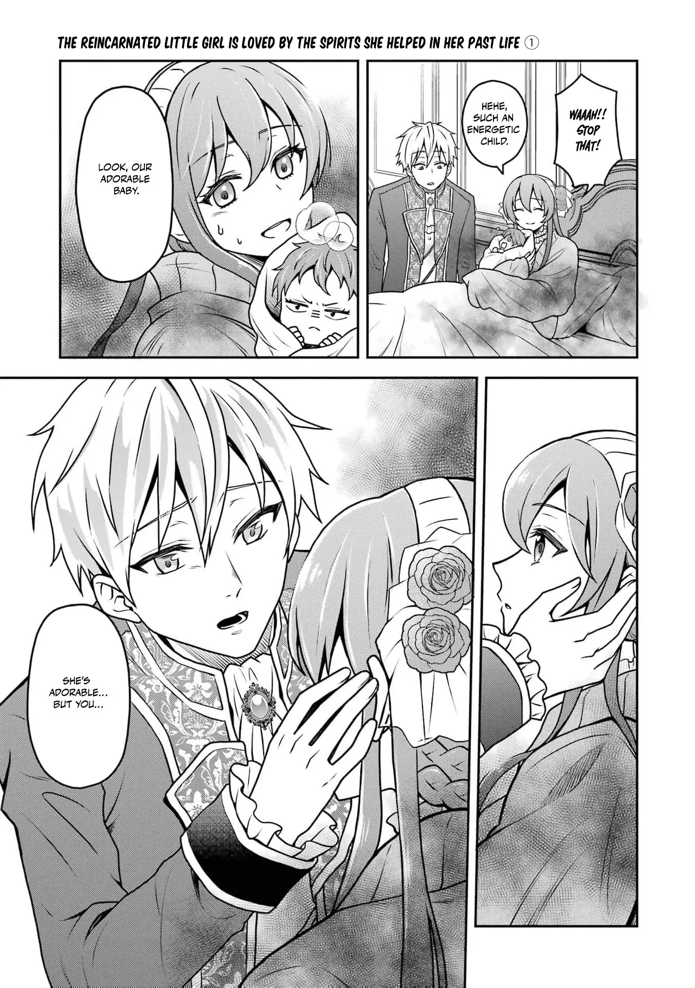 The Reincarnated Young Girl Is Adored by the Spirits She Saved in Her Past Life Chapter 1 page 46 - 