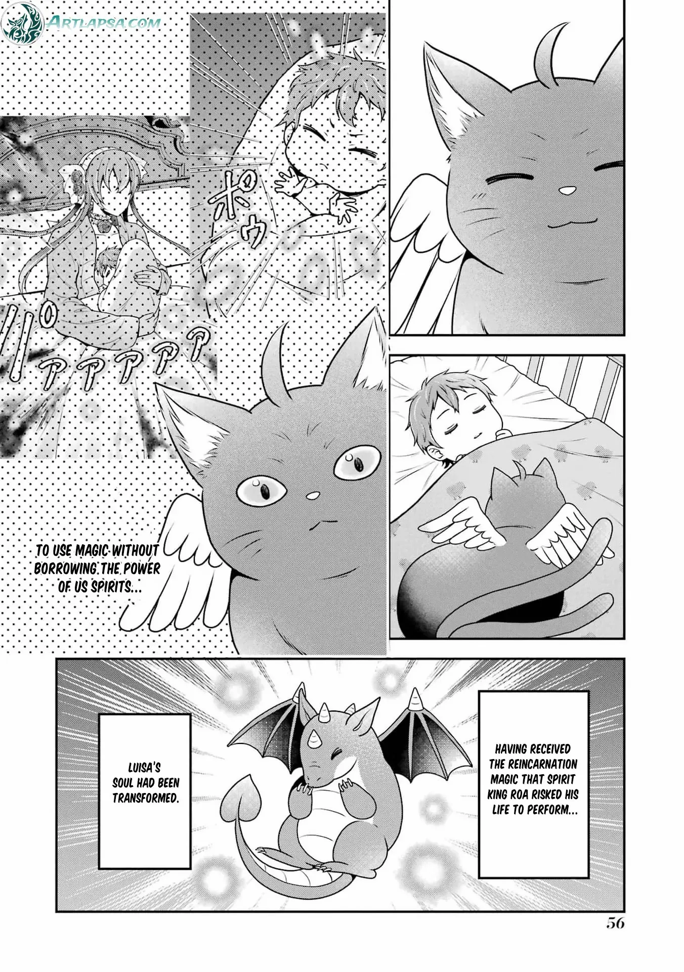 The Reincarnated Young Girl Is Adored by the Spirits She Saved in Her Past Life Chapter 1 page 59 - 