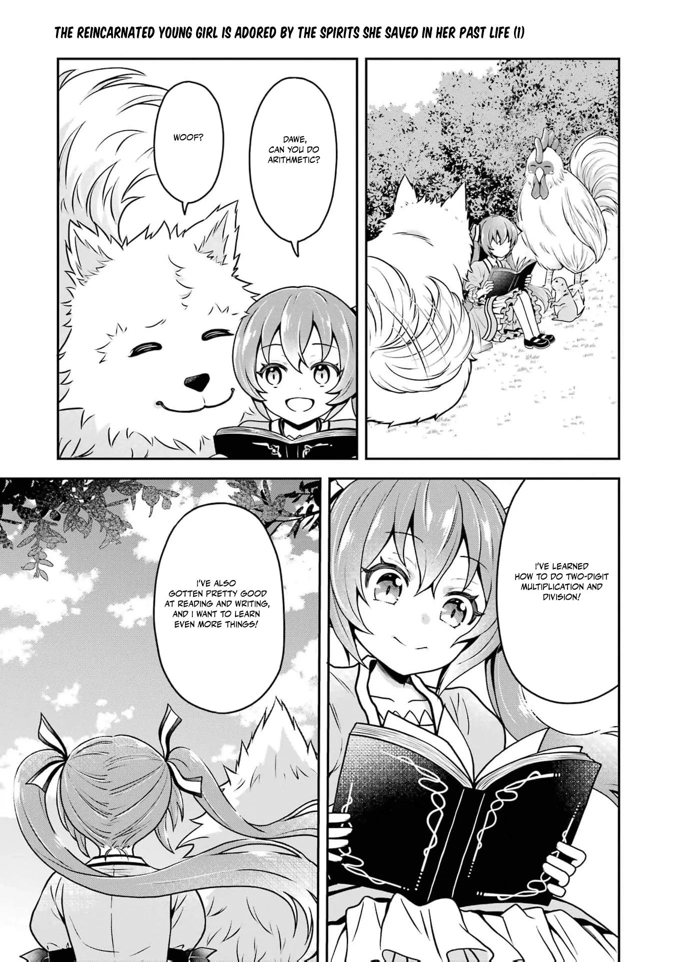 The Reincarnated Young Girl Is Adored by the Spirits She Saved in Her Past Life Chapter 1 page 8 - 