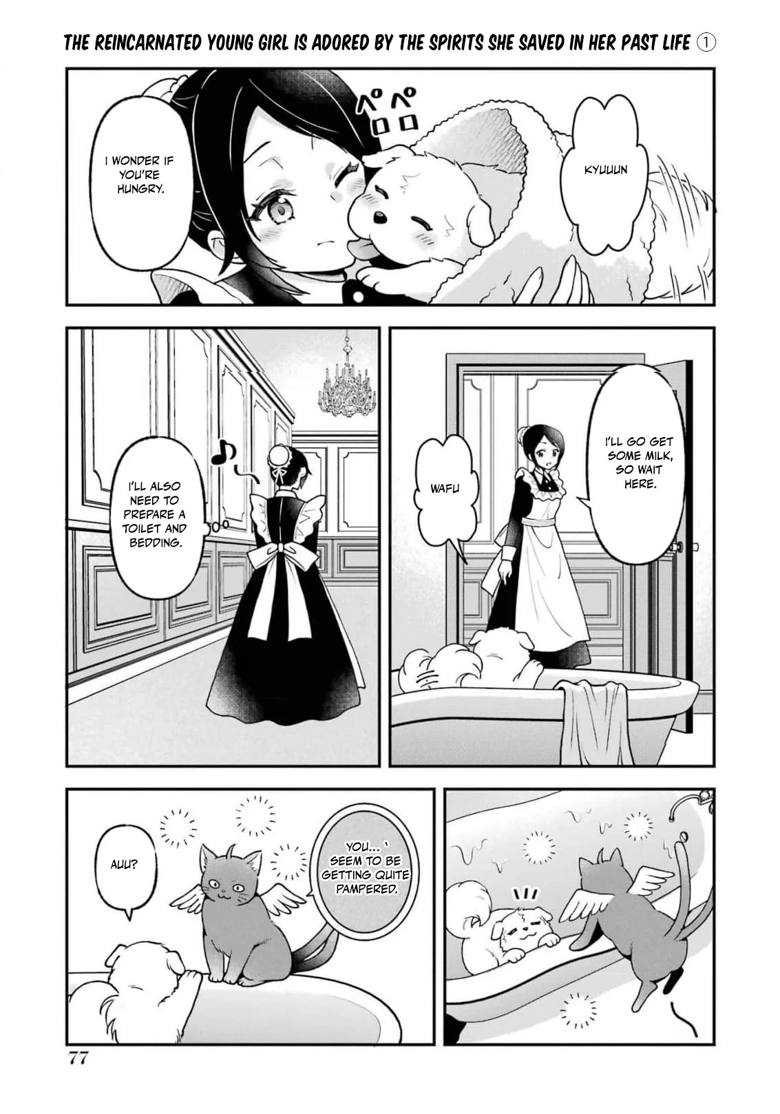 The Reincarnated Young Girl Is Adored by the Spirits She Saved in Her Past Life Chapter 2 page 21 - 