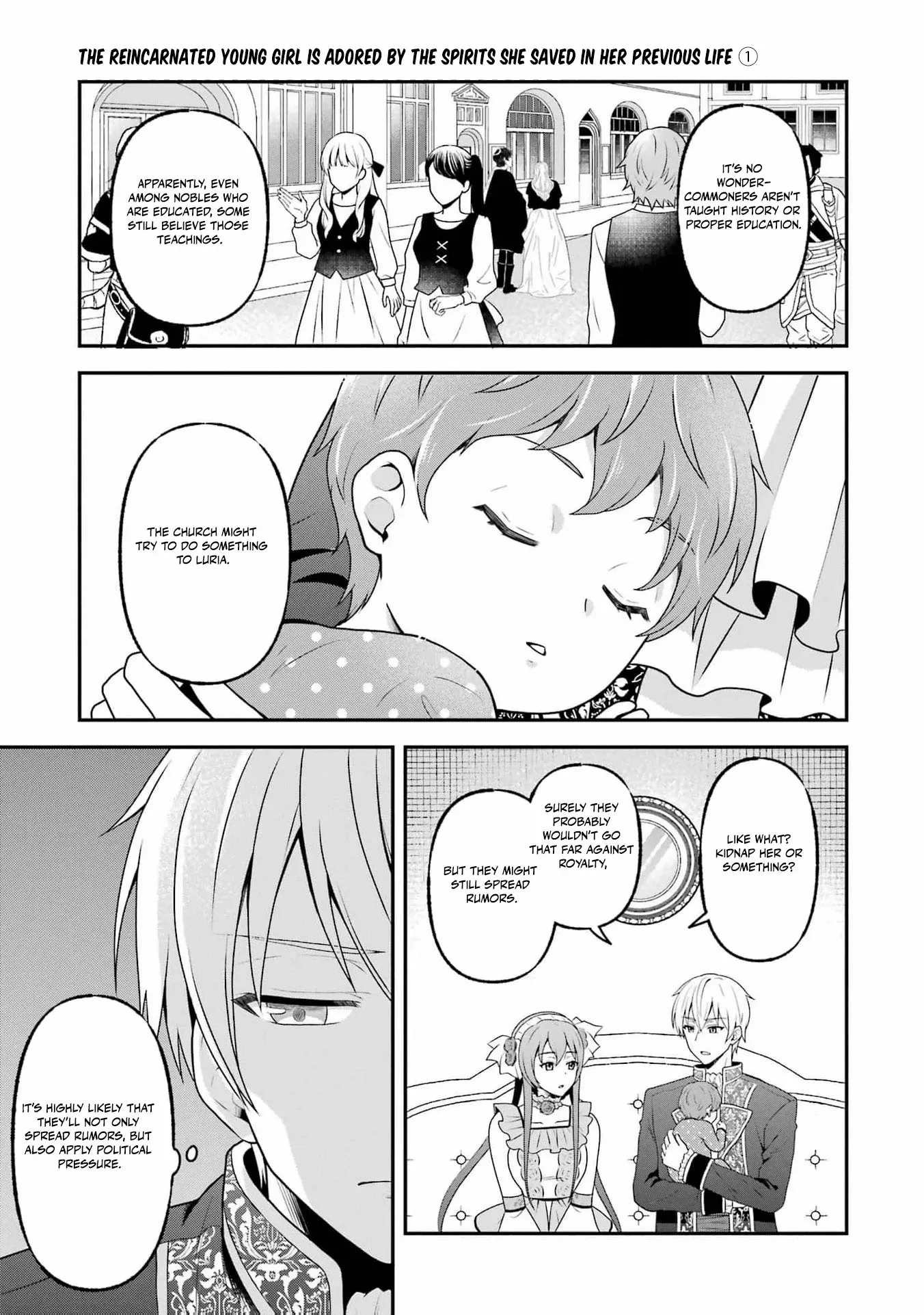 The Reincarnated Young Girl Is Adored by the Spirits She Saved in Her Past Life Chapter 3 page 25 - 