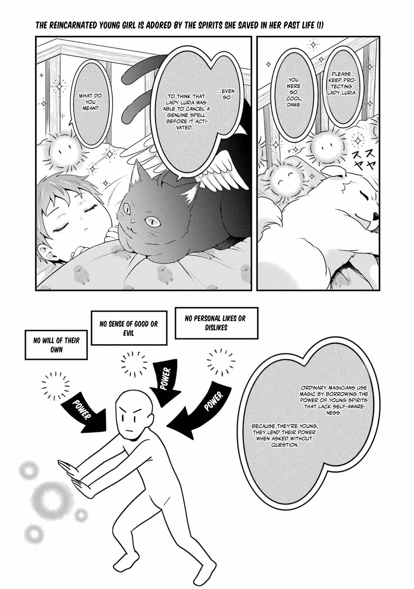 The Reincarnated Young Girl Is Adored by the Spirits She Saved in Her Past Life Chapter 3 page 55 - 
