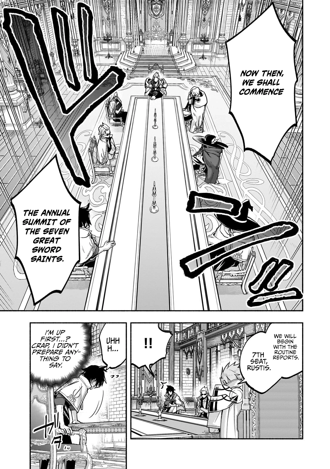 The Relatively Peaceful Daily Life of a Supporting Character Sword Saint. Occasionally, Adventures and Heroic Tales Chapter 1.1 page 24 - 