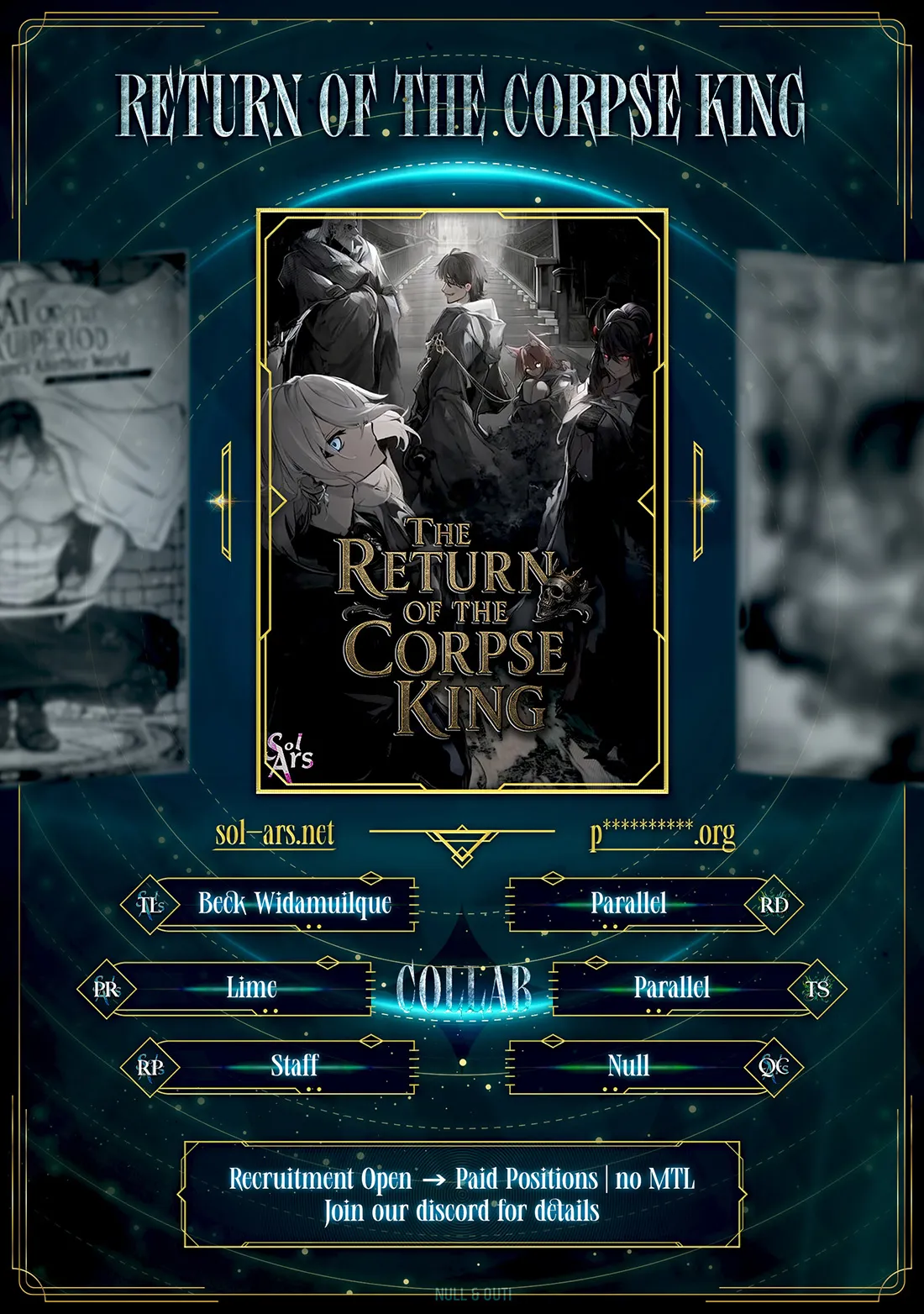 The Return of the Corpse King: I, a Former Hero, Have Been Summoned Back to Isekai to Stop the CHUUNI Secret Society Organized by Me Chapter 4.2 page 1 - 