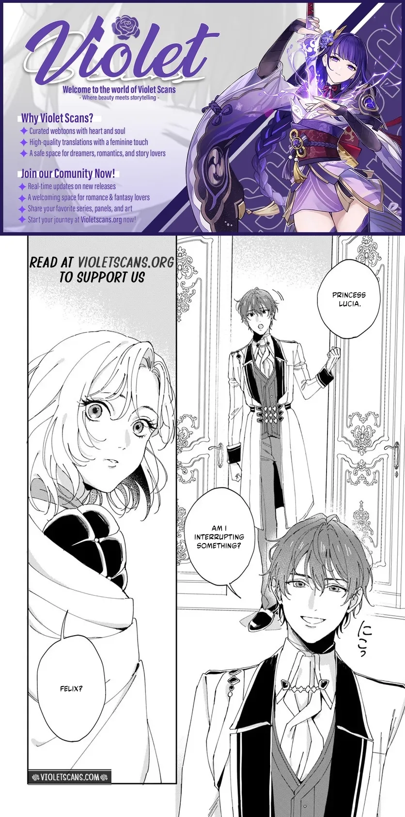The Return of the First Princess Lucia Chapter 2.3 page 1 - 