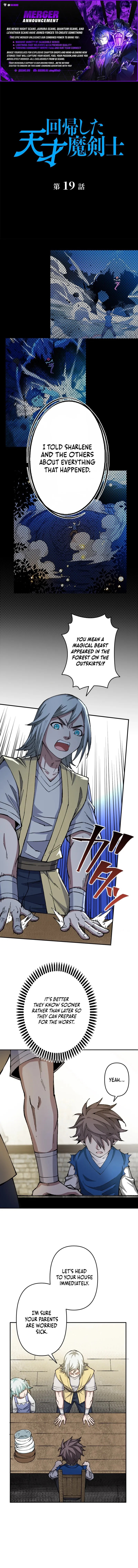 The Return of the Genius Magic Swordsman Chapter 19 page 1 - 