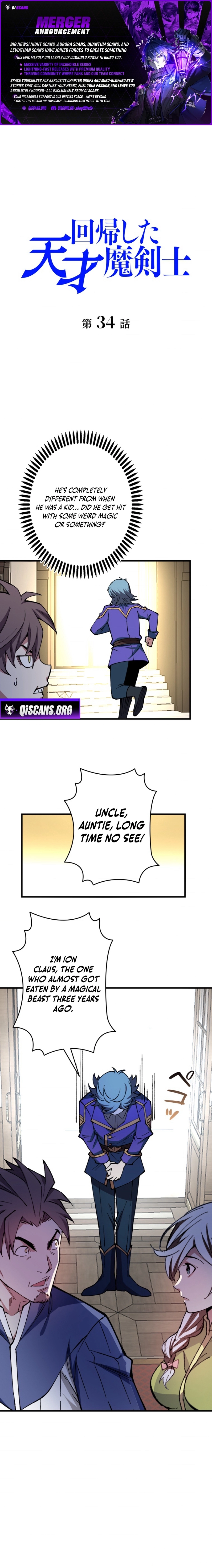 The Return of the Genius Magic Swordsman Chapter 34 page 1 - 