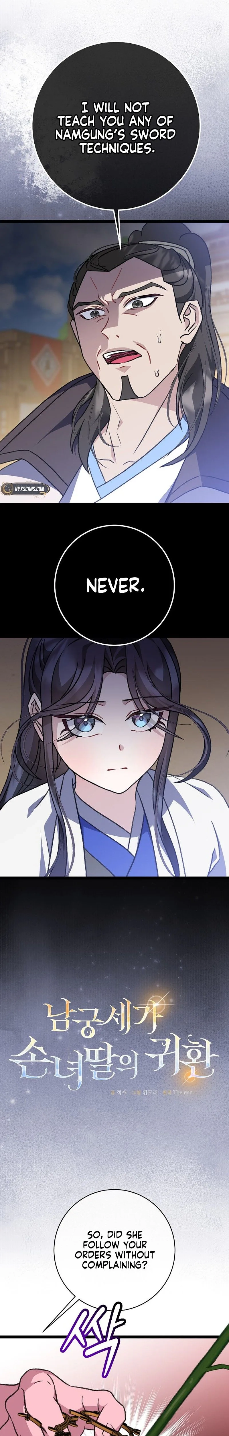 The Return of the Namgung Clan’s Granddaughter Chapter 49 page 11 - 