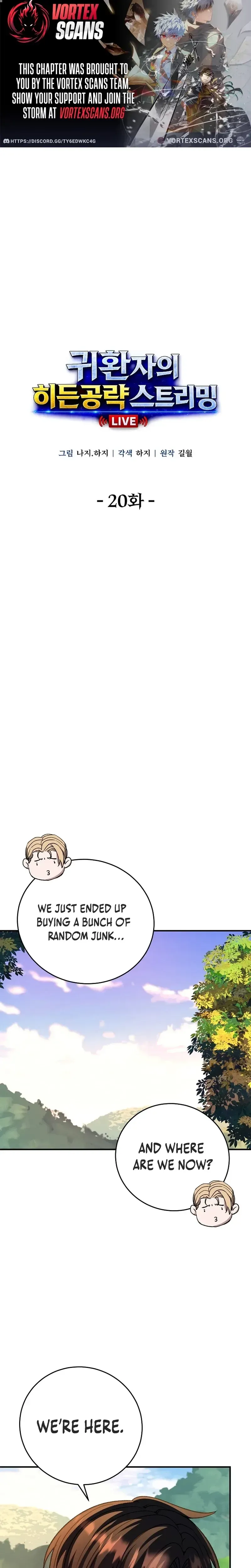 The Returnee’s Hidden Strategy Streaming Chapter 20 page 1 - 