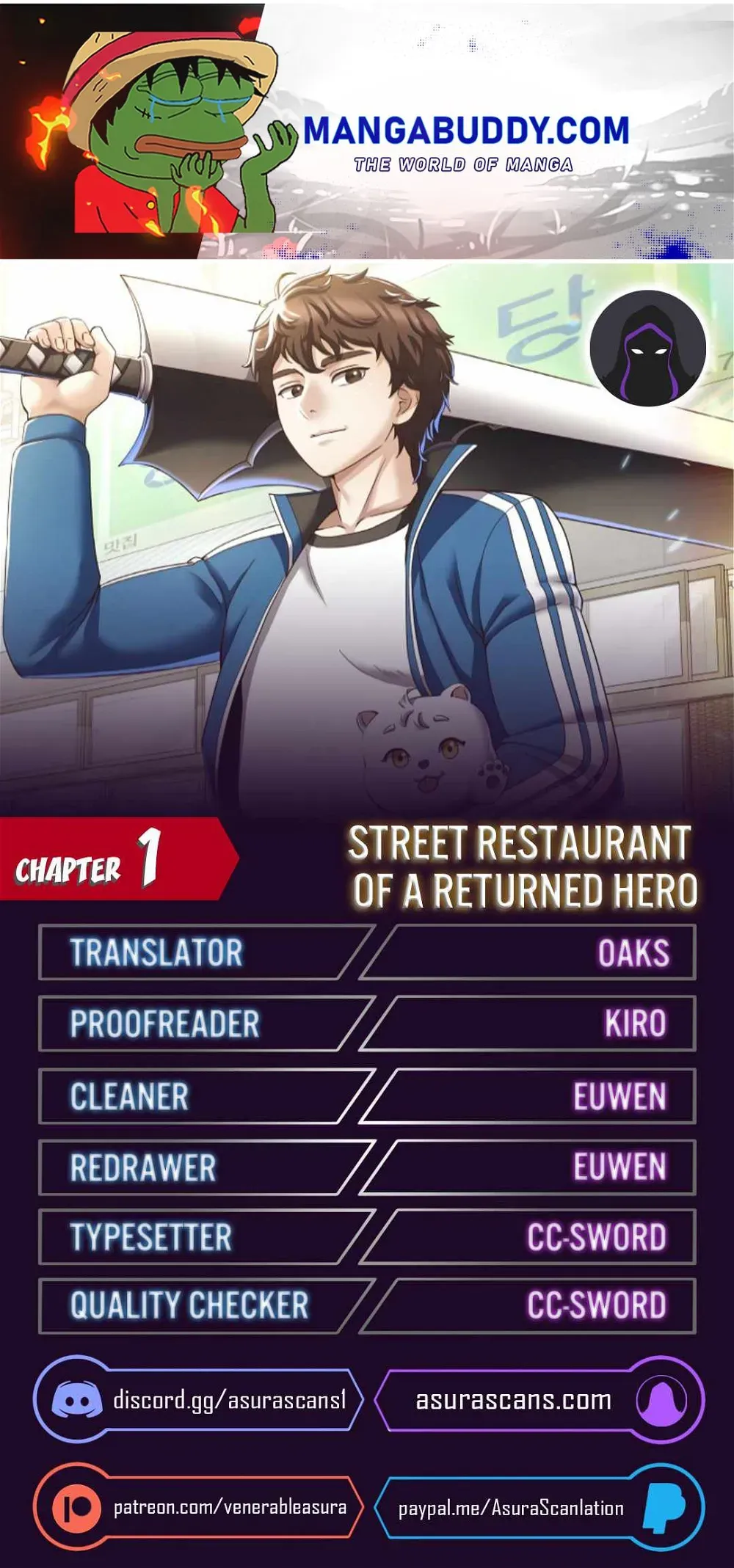 The Returning Hero’s Restaurant Chapter 1 page 1 - 