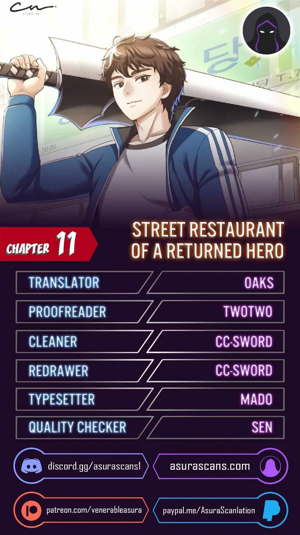 The Returning Hero’s Restaurant Chapter 11 page 1 - 