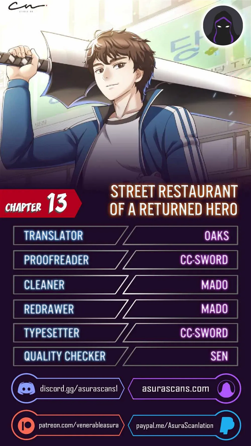 The Returning Hero’s Restaurant Chapter 13 page 1 - 