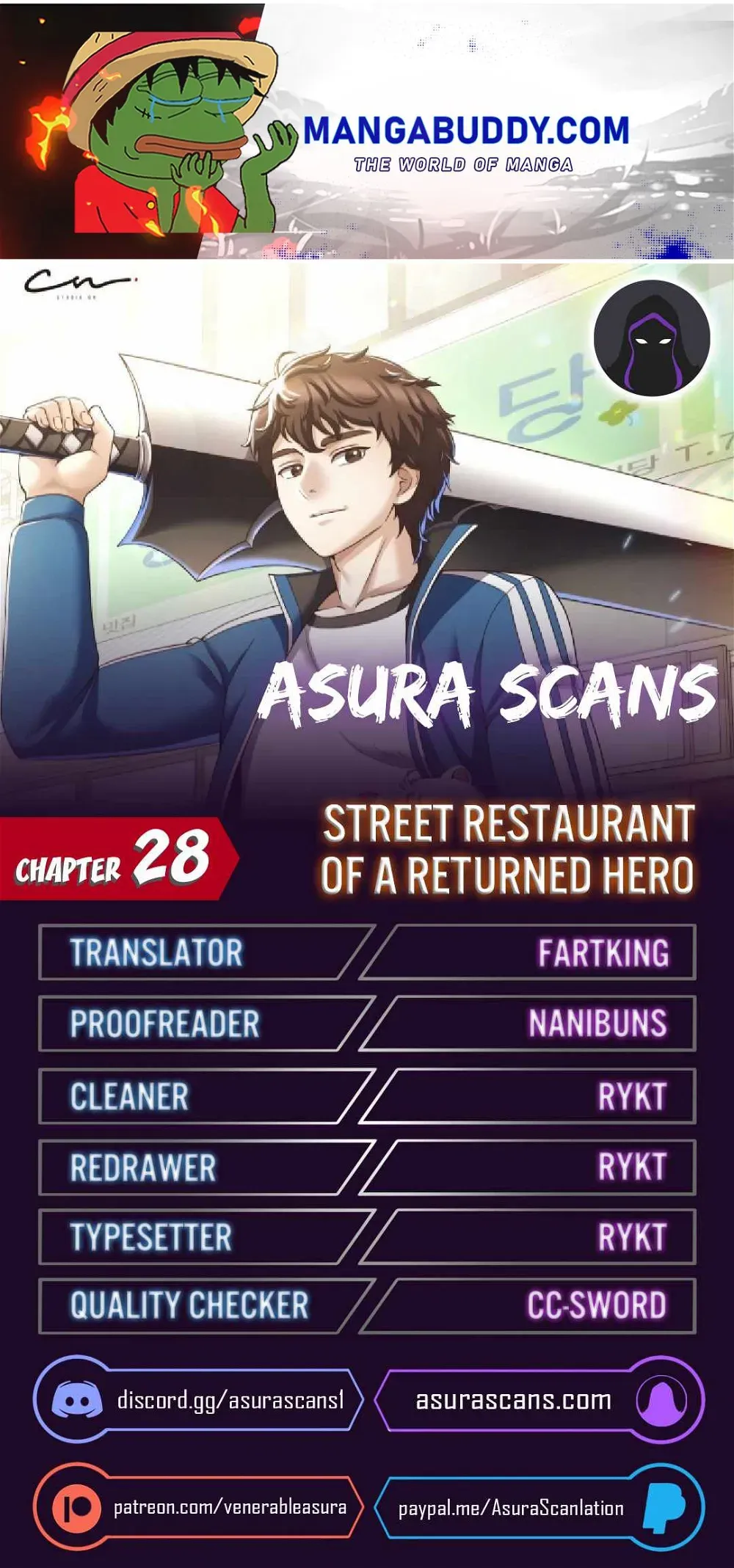 The Returning Hero’s Restaurant Chapter 28 page 1 - 