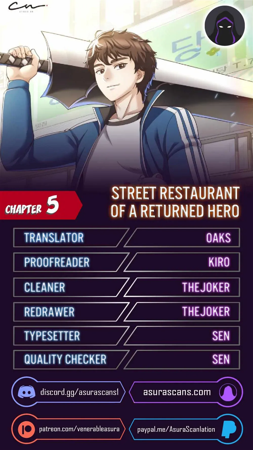 The Returning Hero’s Restaurant Chapter 5 page 1 - 