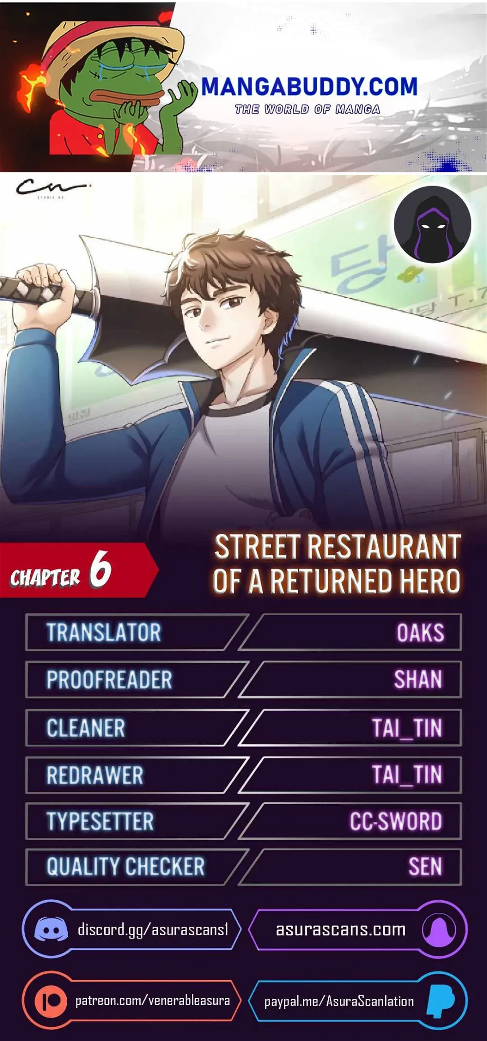 The Returning Hero’s Restaurant Chapter 6 page 1 - 