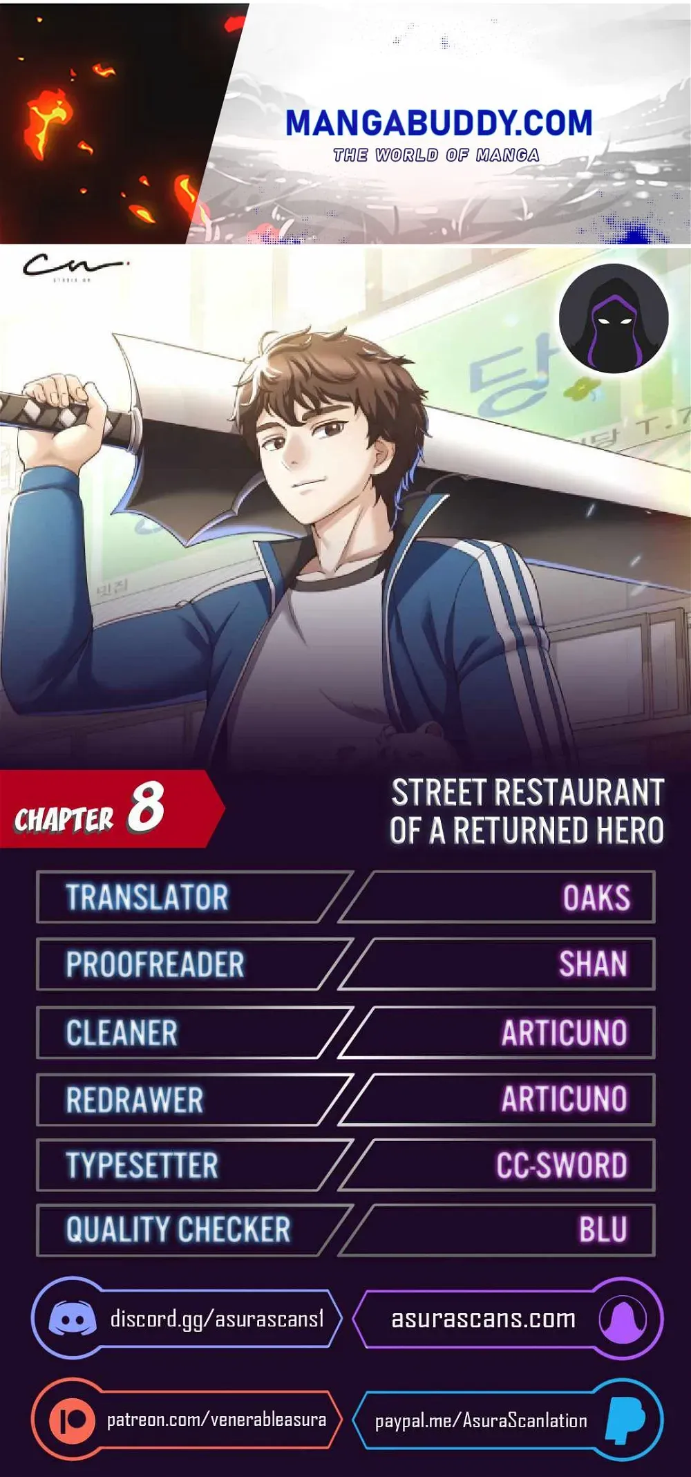 The Returning Hero’s Restaurant Chapter 8 page 1 - 