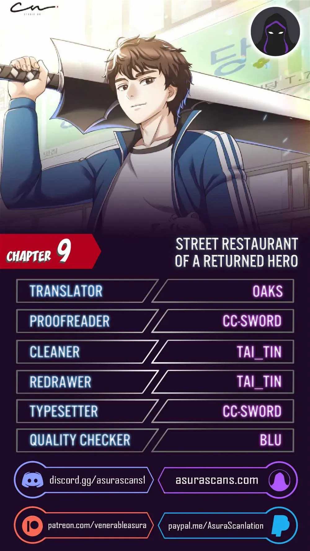 The Returning Hero’s Restaurant Chapter 9 page 1 - 