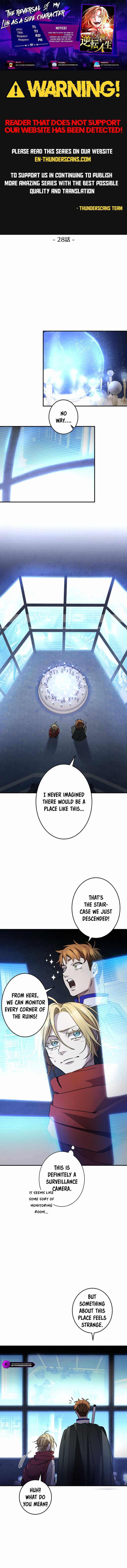 The Reversal of My Life as a Side Character Chapter 28 page 1 - 