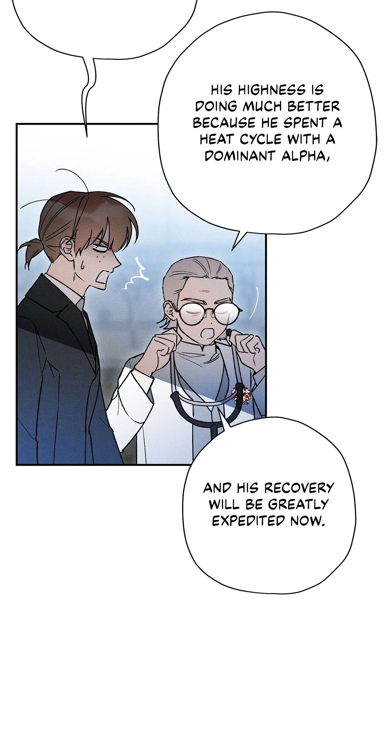 The Rogue Prince Is Secretly an Omega Chapter 6.1 page 74 - 