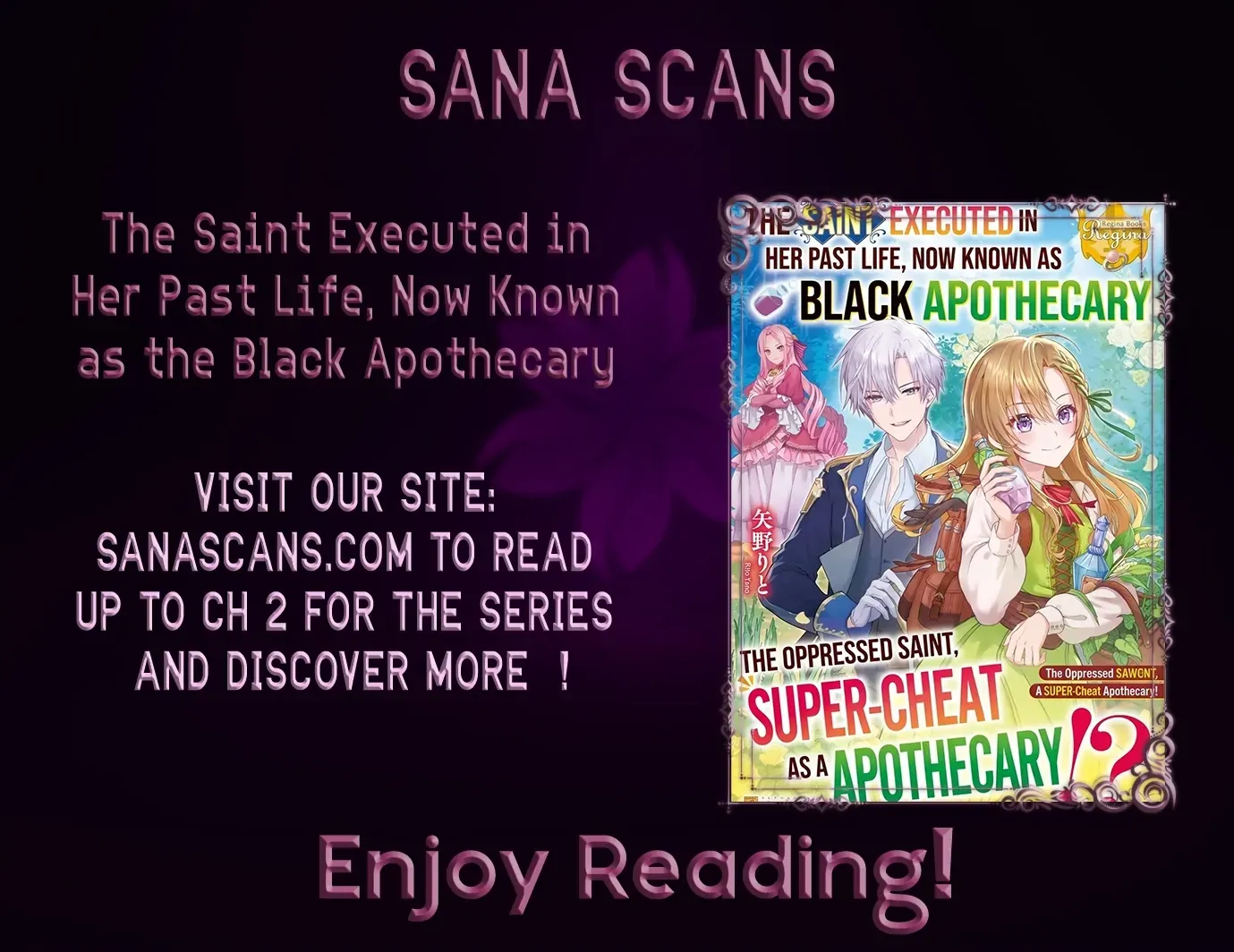 The Saint Executed in Her Past Life, Now Known as the Black Apothecary Chapter 1 page 1 - 