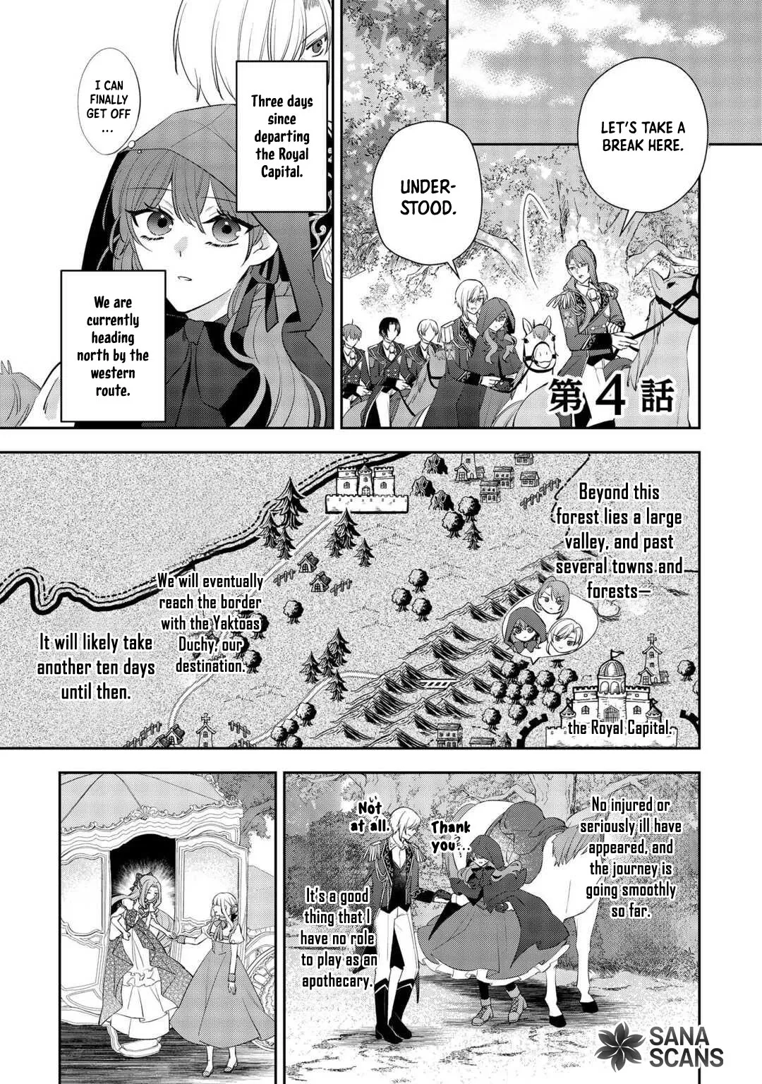 The Saint Executed in Her Past Life, Now Known as the Black Apothecary Chapter 4 page 1 - 