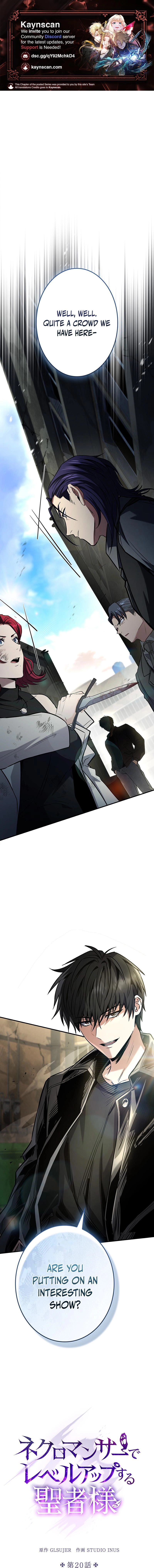The Saint Levels Up Through Necromancy Chapter 20 page 1 - 