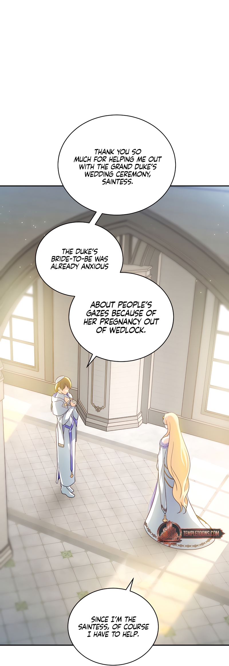 The saintess got stuck in the Wall!!  Chapter 5 page 18 - 