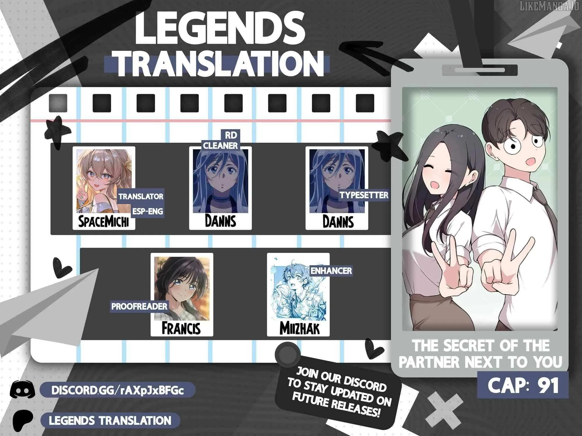 The Secret of the Partner Next to You Chapter 91 page 1 - 