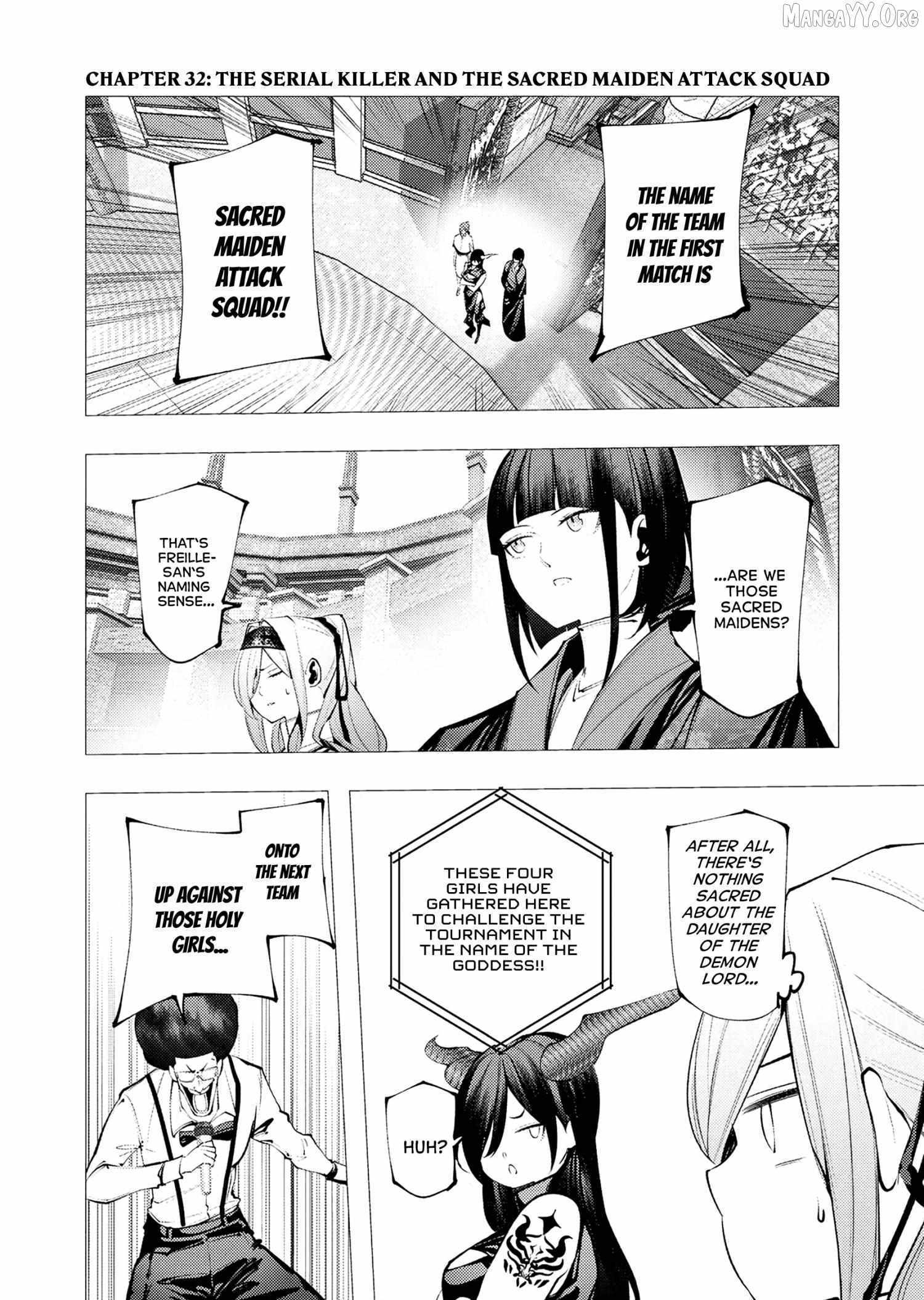 The Serial Killer Is Reincarnated into the Another World. Chapter 32 page 1 - 