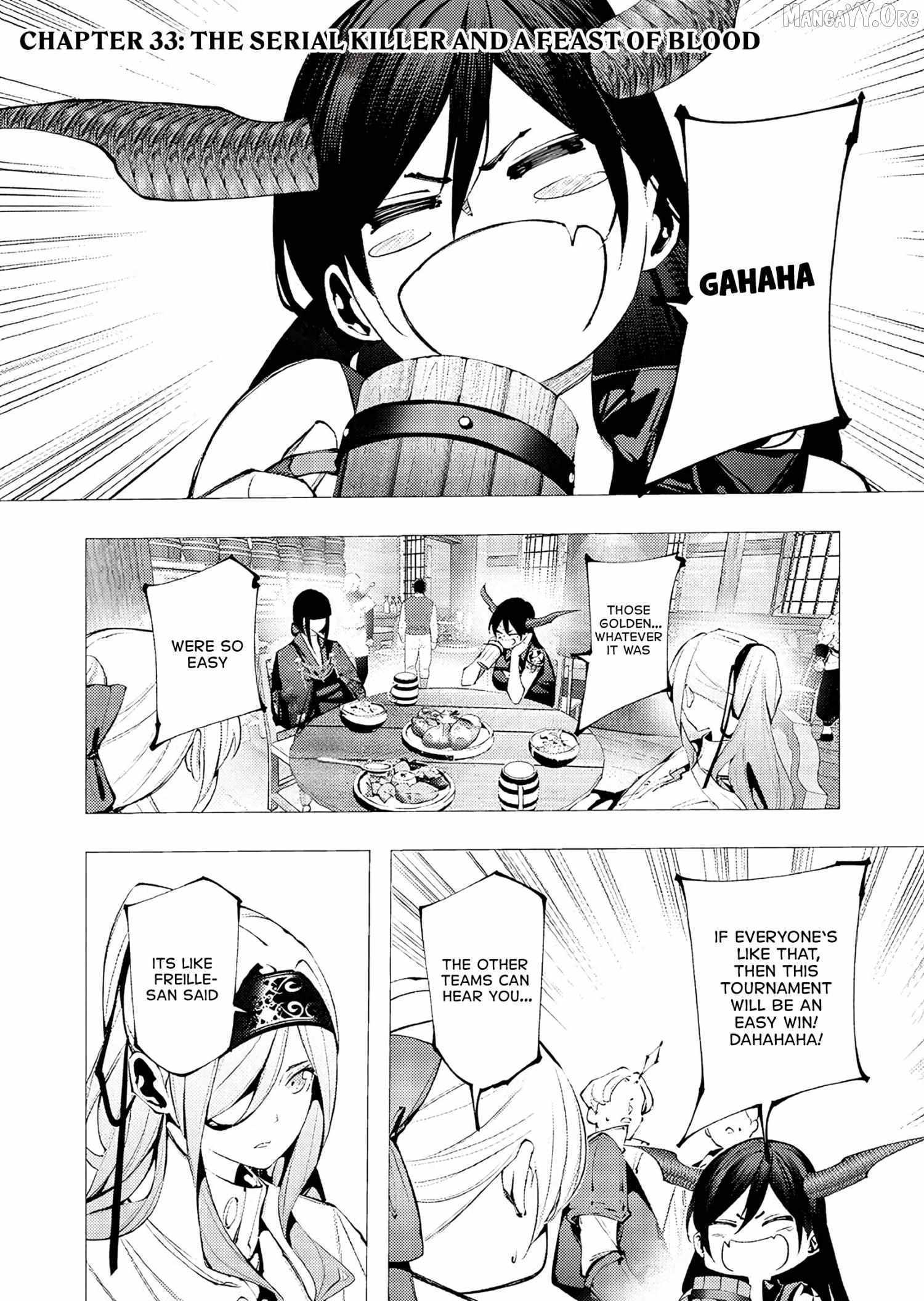 The Serial Killer Is Reincarnated into the Another World. Chapter 33 page 1 - 