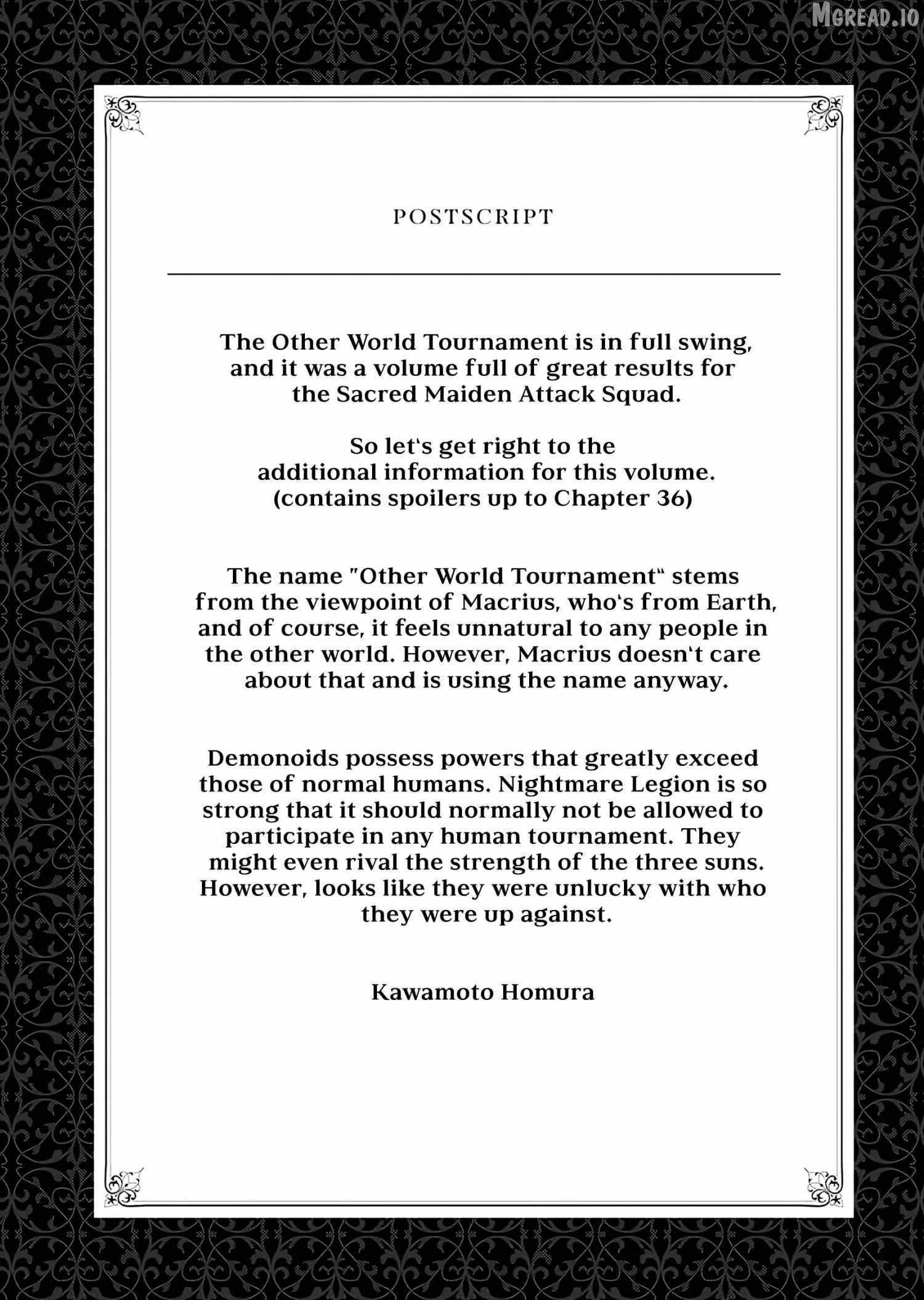 The Serial Killer Is Reincarnated into the Another World. Chapter 37.1 page 5 - 