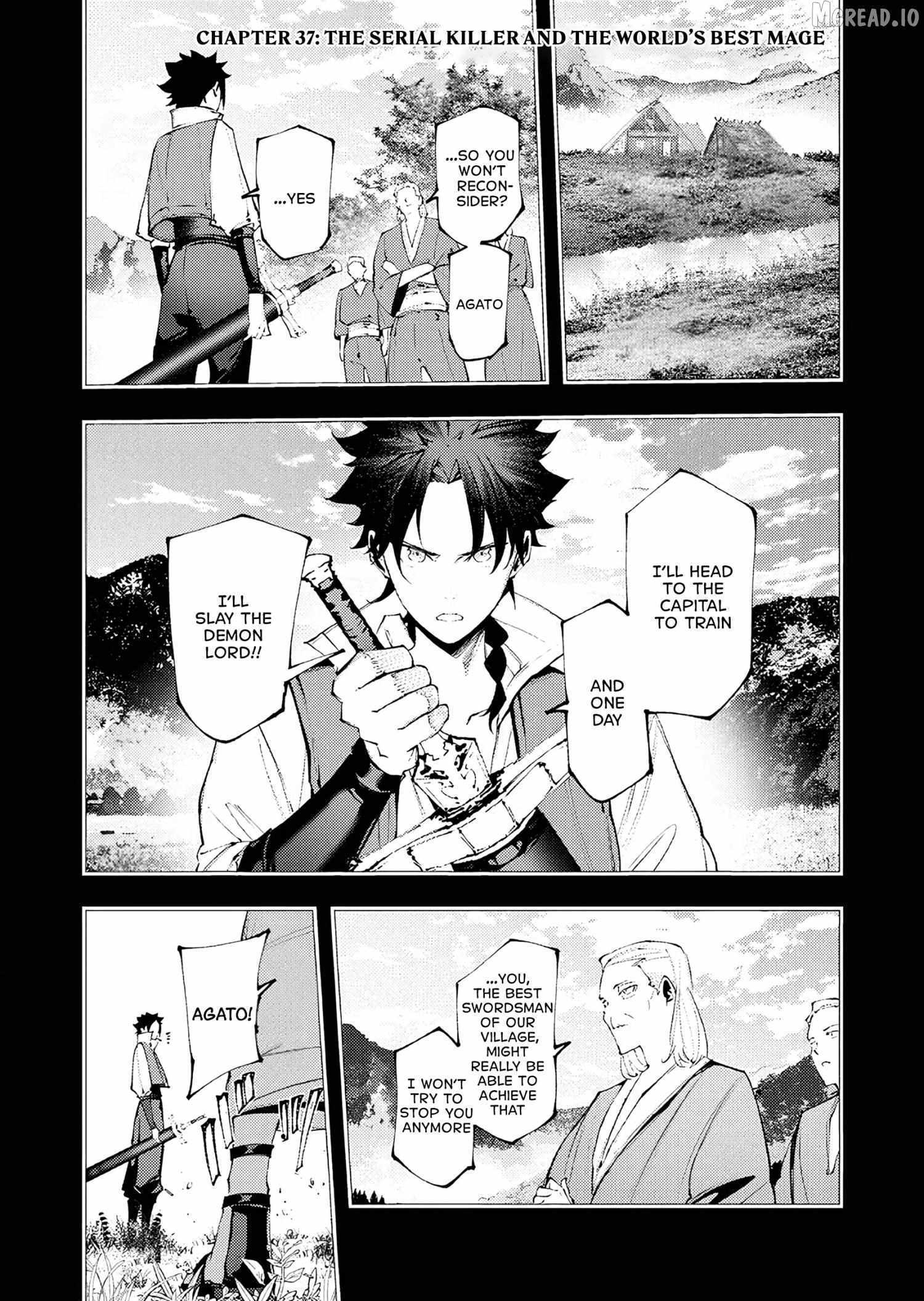 The Serial Killer Is Reincarnated into the Another World. Chapter 37 page 1 - 