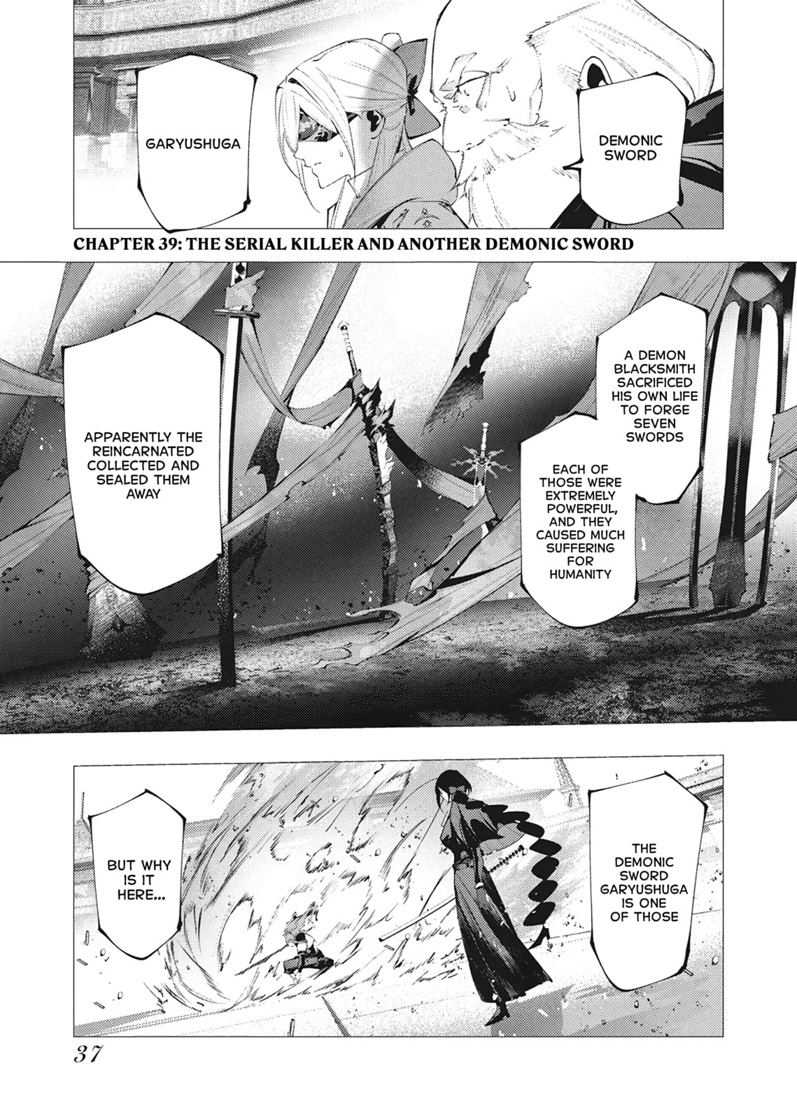The Serial Killer Is Reincarnated into the Another World. Chapter 39 page 1 - 