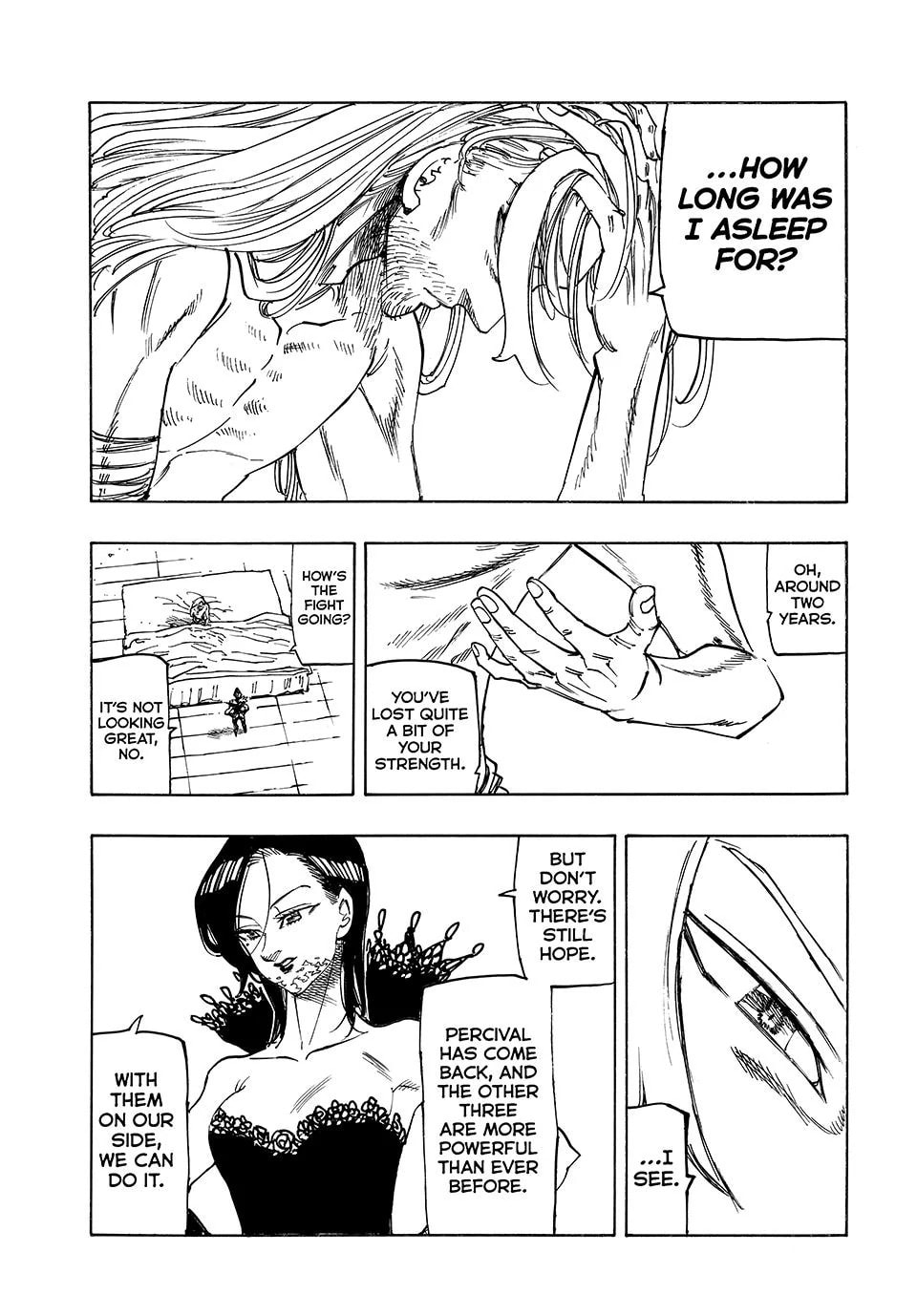 The Seven Deadly Sins: Four Knights of the Apocalypse Chapter 216 page 19 - 