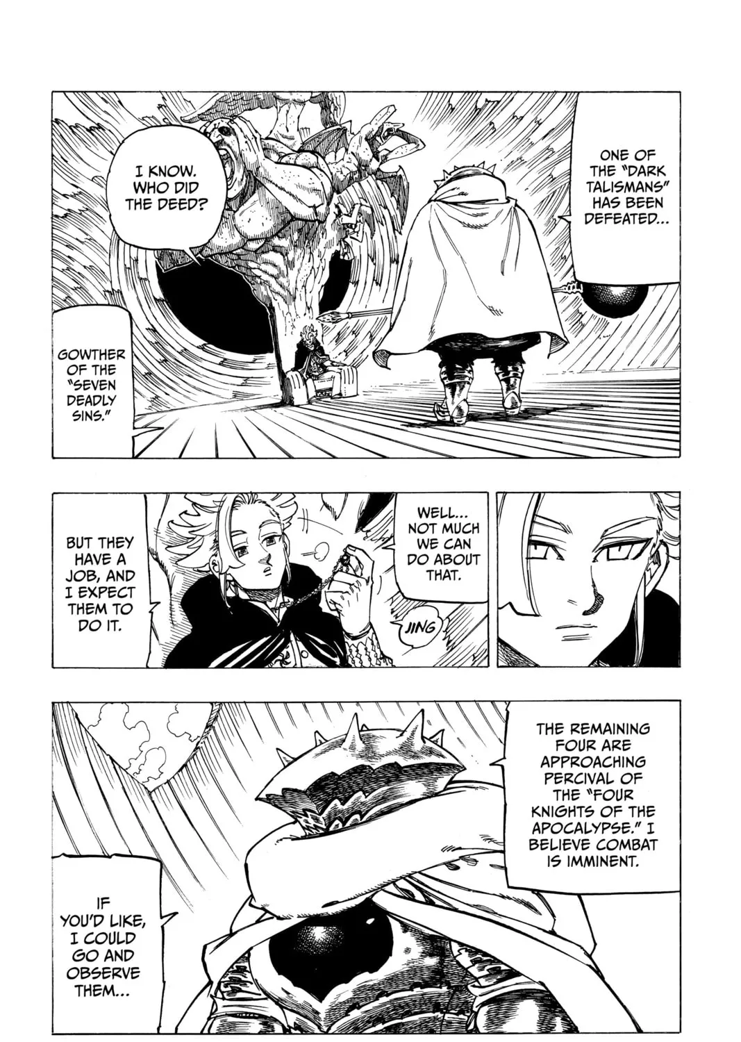 The Seven Deadly Sins: Four Knights of the Apocalypse Chapter 42 page 3 - 