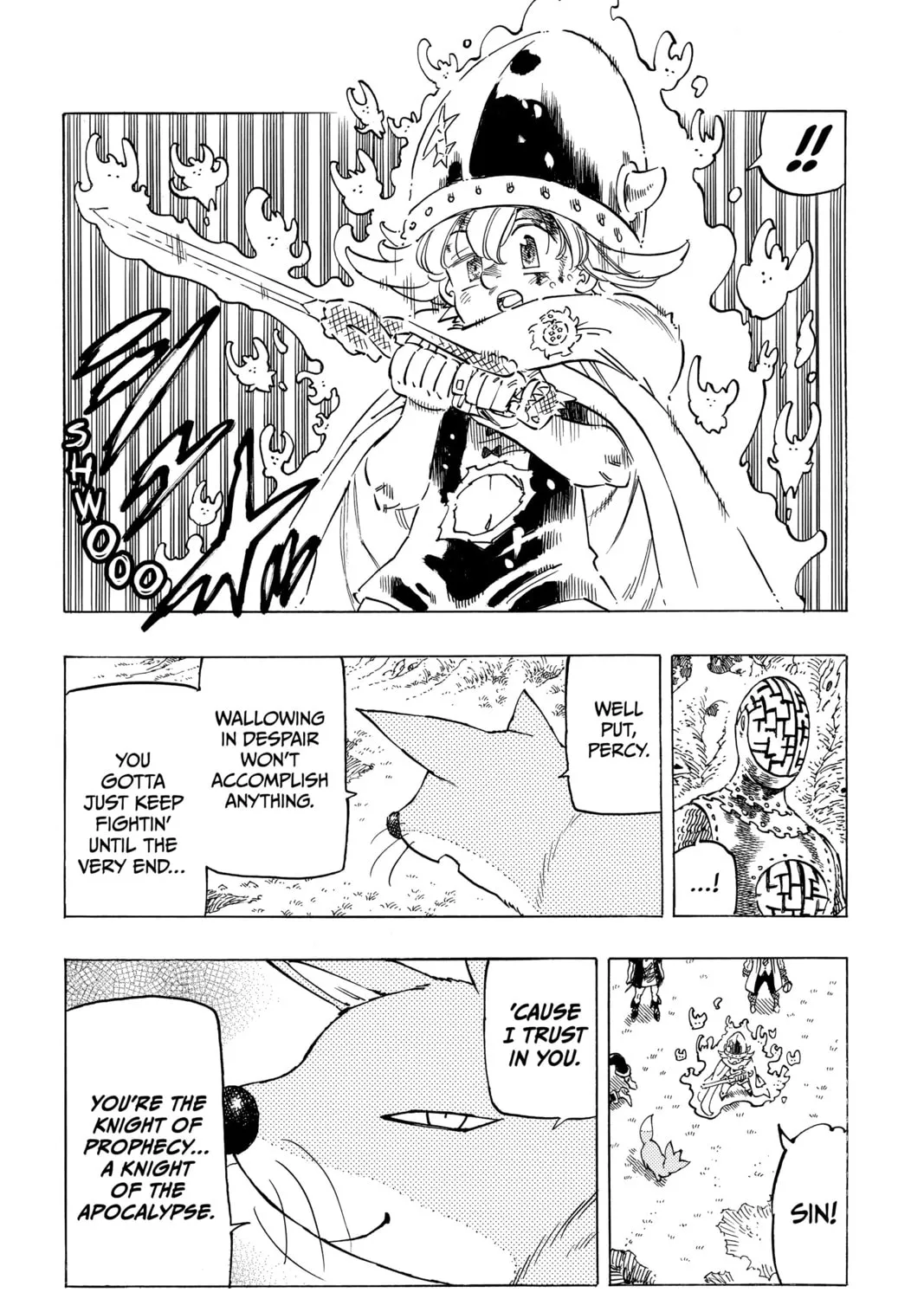 The Seven Deadly Sins: Four Knights of the Apocalypse Chapter 47 page 27 - 
