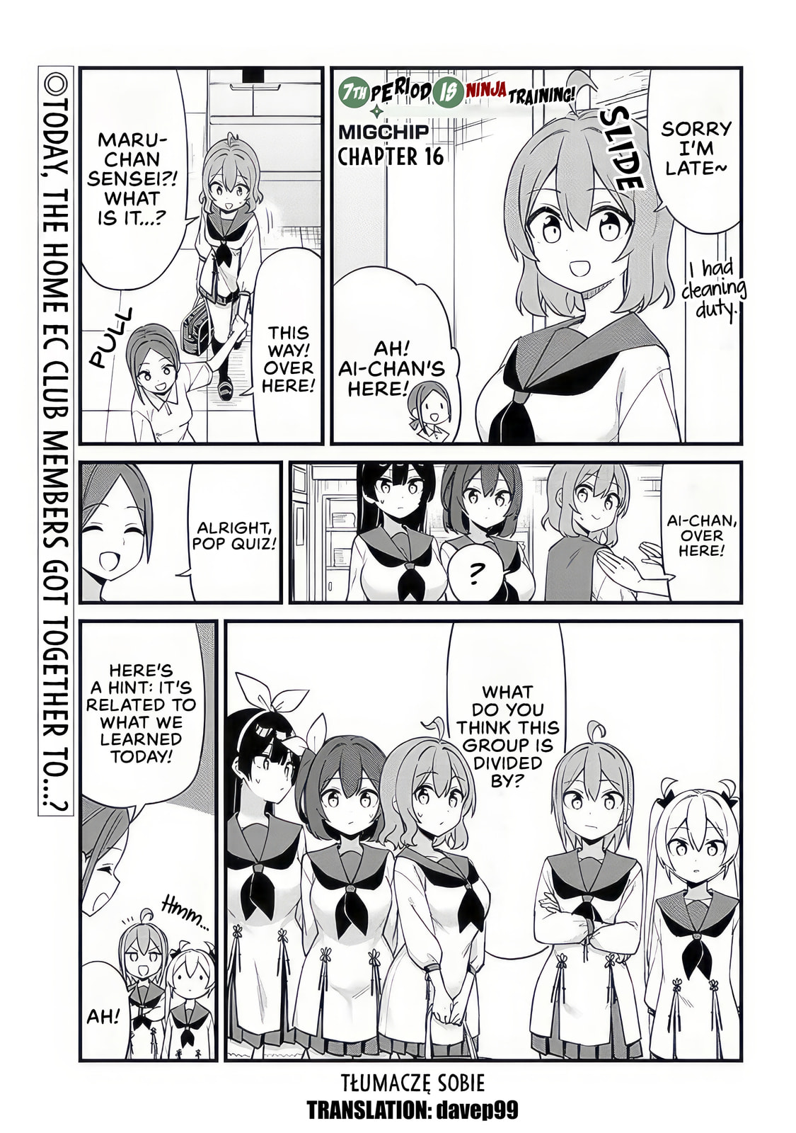 The Seventh Period Is Ninja Training! Chapter 16 page 1 - 