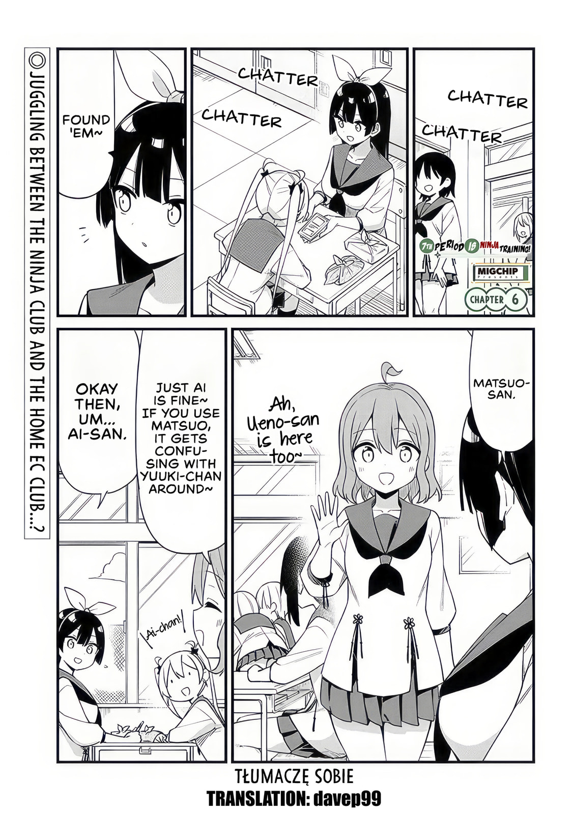 The Seventh Period Is Ninja Training! Chapter 6 page 1 - 