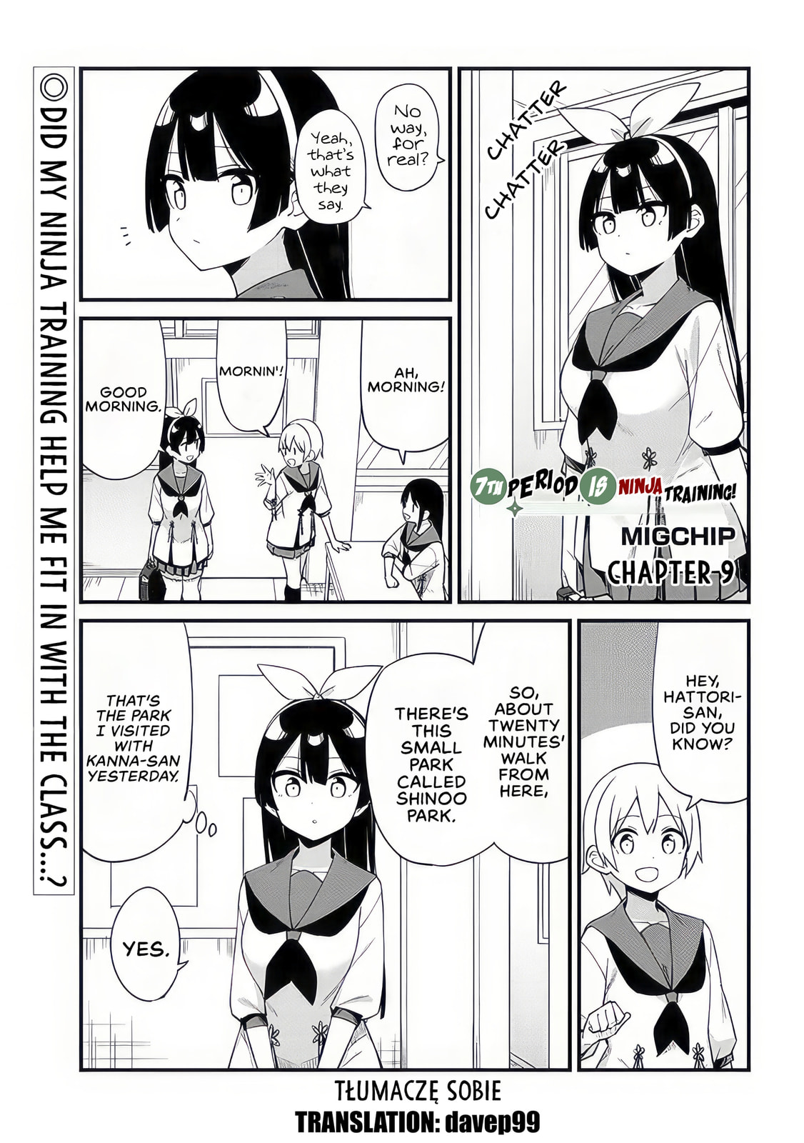 The Seventh Period Is Ninja Training! Chapter 9 page 1 - 