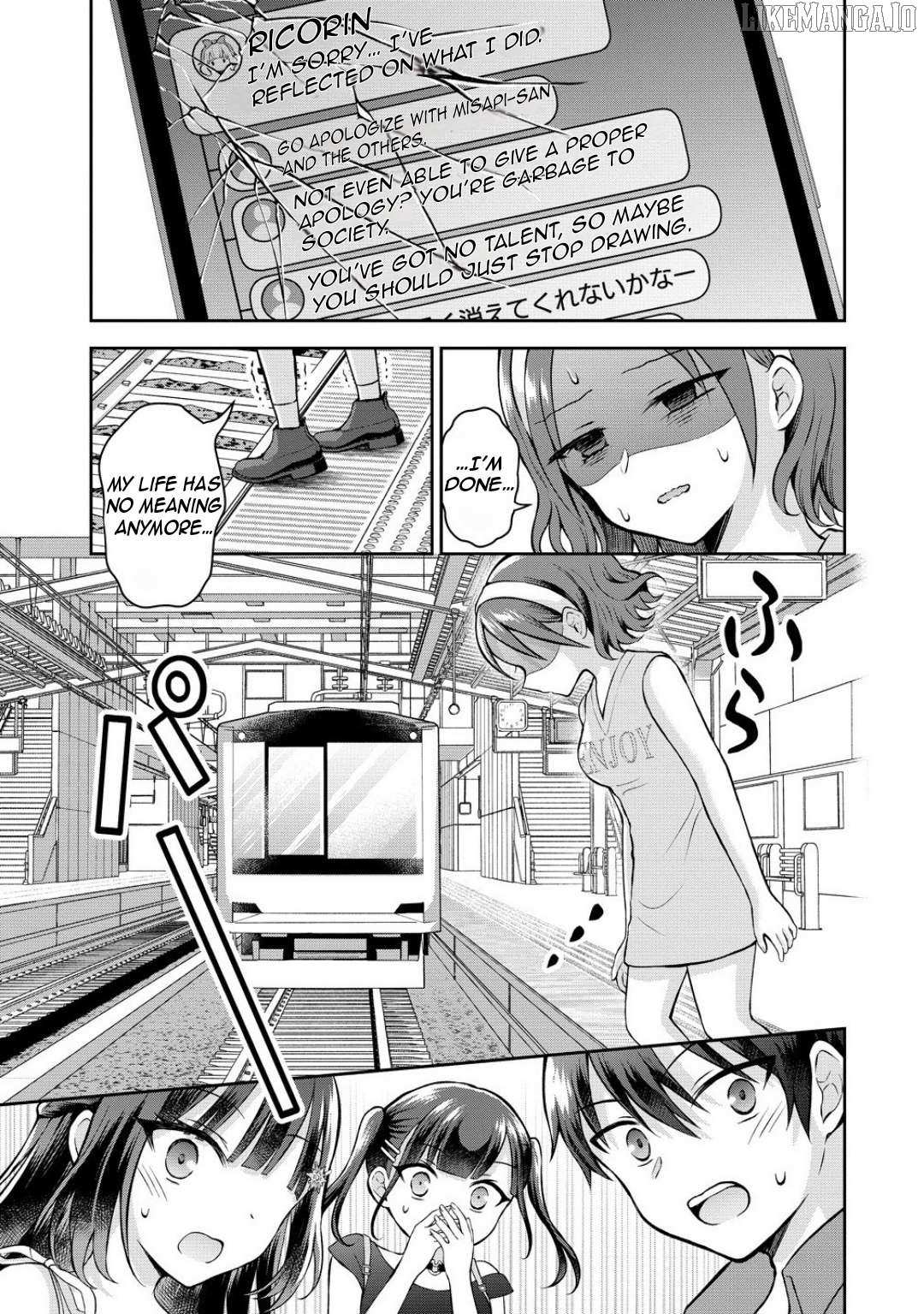 The Shadow Girl in the Seat Next to Me was The Recommended Singer Chapter 13 page 15 - 
