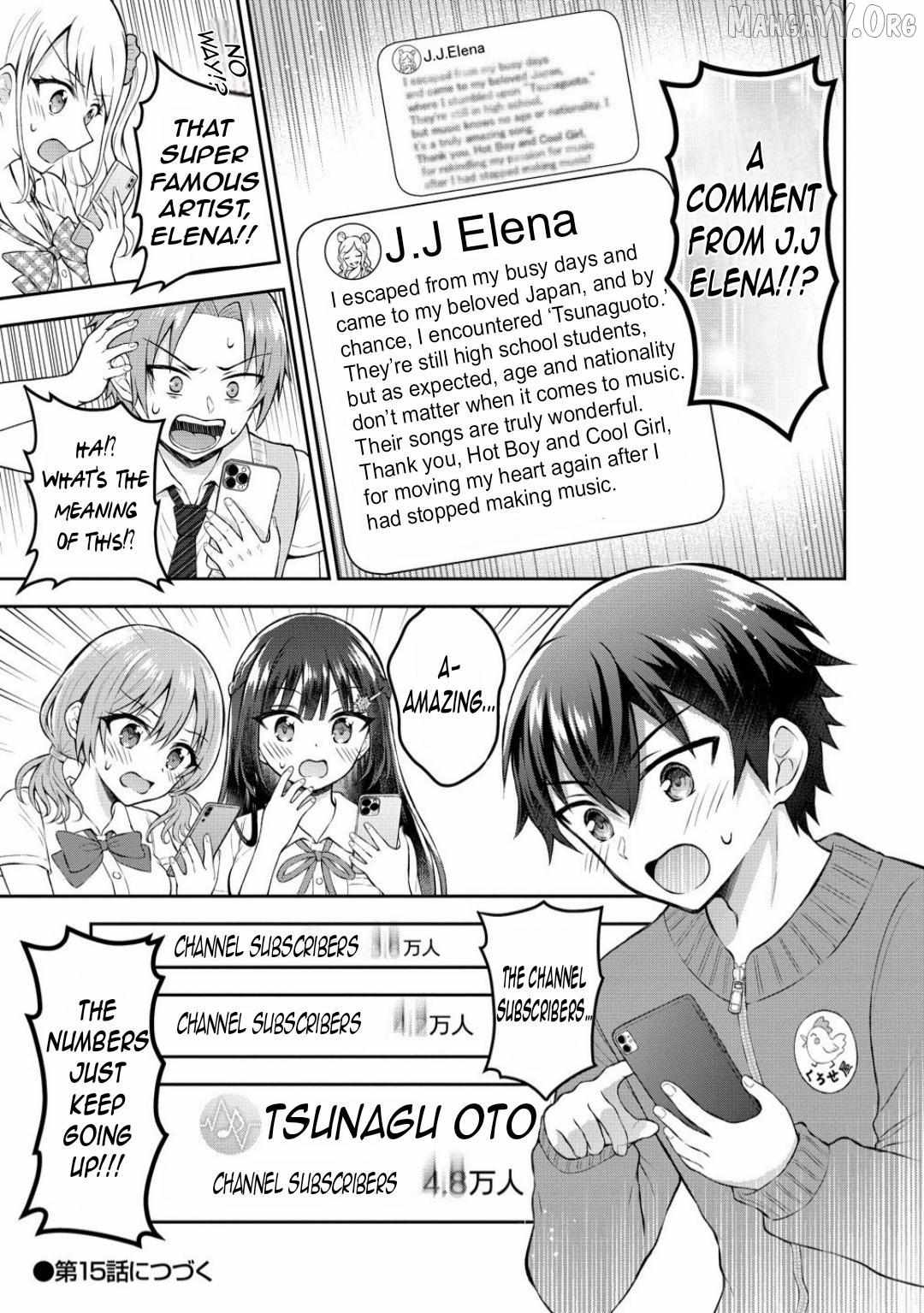The Shadow Girl in the Seat Next to Me was The Recommended Singer Chapter 14.2 page 14 - 