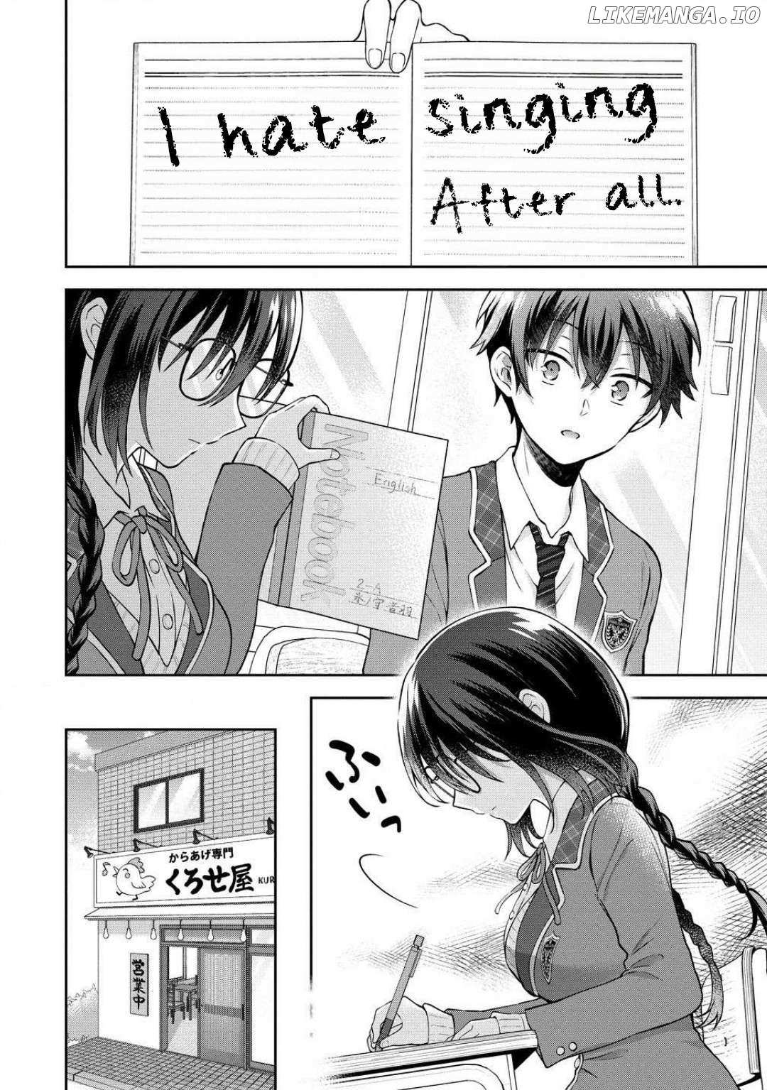 The Shadow Girl in the Seat Next to Me was The Recommended Singer Chapter 2 page 12 - 