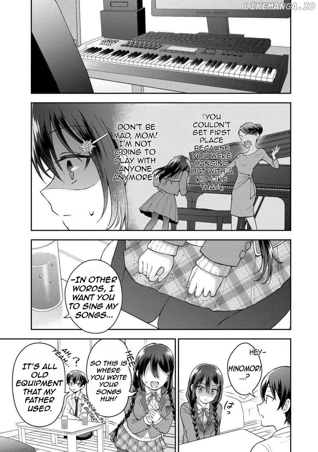 The Shadow Girl in the Seat Next to Me was The Recommended Singer Chapter 2 page 19 - 
